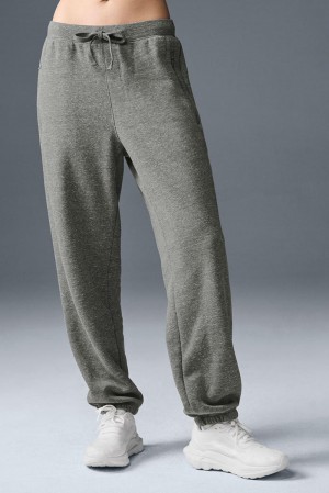 Pantalon Deportivo Alo Yoga Triumph Restore Mujer Grises | Mexico YVQ-596478