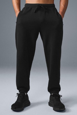 Pantalon Deportivo Alo Yoga Triumph Restore Hombre Negros | Mexico CTK-860957