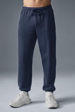 Pantalon Deportivo Alo Yoga Triumph Restore Hombre Azul Marino | Mexico WYX-381760