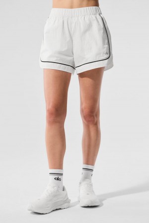 Short Alo Yoga Motivate Track Mujer Blancos Negros | Mexico BSK-621034