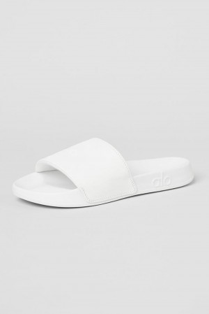 Slide Alo Yoga Unisex It Slide Hombre Blancos | Mexico ADV-281309