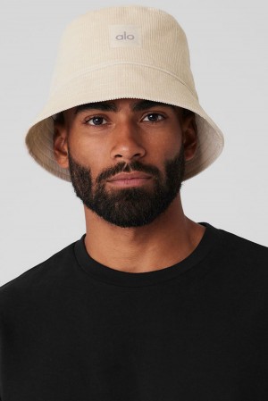 Sombreros De Pescador Alo Yoga Corduroy Neighborhood Hombre Bone | Mexico IDS-518309