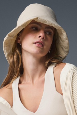 Sombreros De Pescador Alo Yoga Good Shade Mujer Oat Milk | Mexico XDH-306271