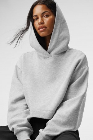 Sudadera con Capucha Alo Yoga Bae Mujer Grises | Mexico MSG-521083