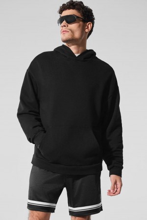 Sudadera con Capucha Alo Yoga Chill Hombre Negros | Mexico CJV-817543