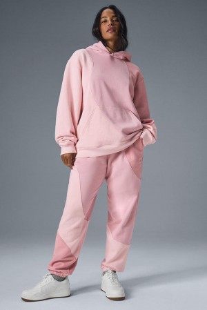 Sudadera con Capucha Alo Yoga Make Waves Mujer Rosas | Mexico YBF-248301