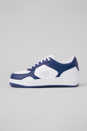 Tenis Alo Yoga Recovery Mode Mujer Azul Marino Blancos | Mexico MOE-409382