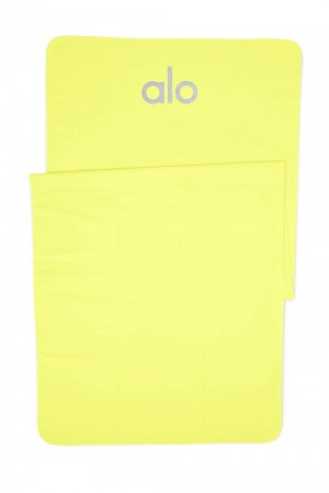 Toalla Alo Yoga Grounded No-Slip Mujer Highlighter | Mexico ZGV-547389