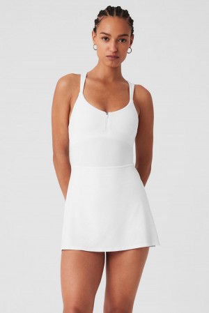 Vestido Alo Yoga Alosoft Showcase Mujer Blancos | Mexico AOU-174832