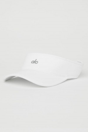 Visor Alo Yoga Performance Eclipse Hombre Blancos | Mexico TPC-024687