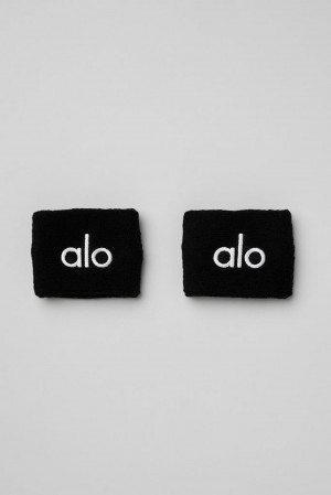 Wristband Alo Yoga Glow (2-Pack) Mujer Negros | Mexico OFL-380495
