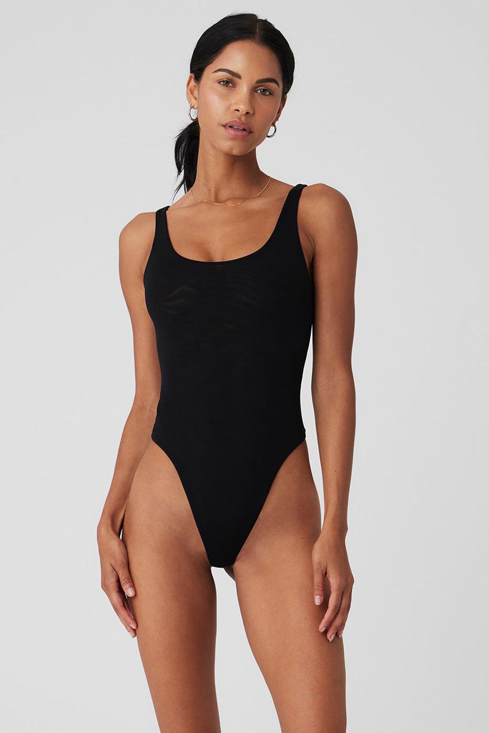 Body Alo Yoga Mesh Sheer Illusion Mujer Negros | Mexico  WFA-139425