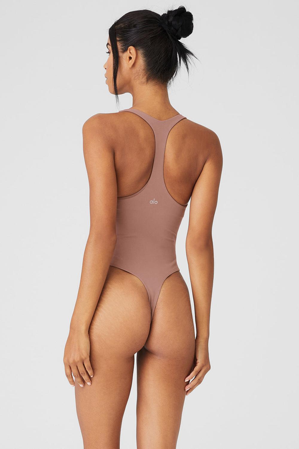Body Alo Yoga Sleek Back Mujer Smoky Quartz | Mexico  YIU-135609