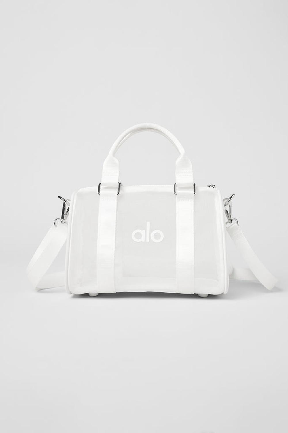 Bolsa Duffle Alo Yoga Mini Sheer Mujer Blancos | Mexico  UFI-931462