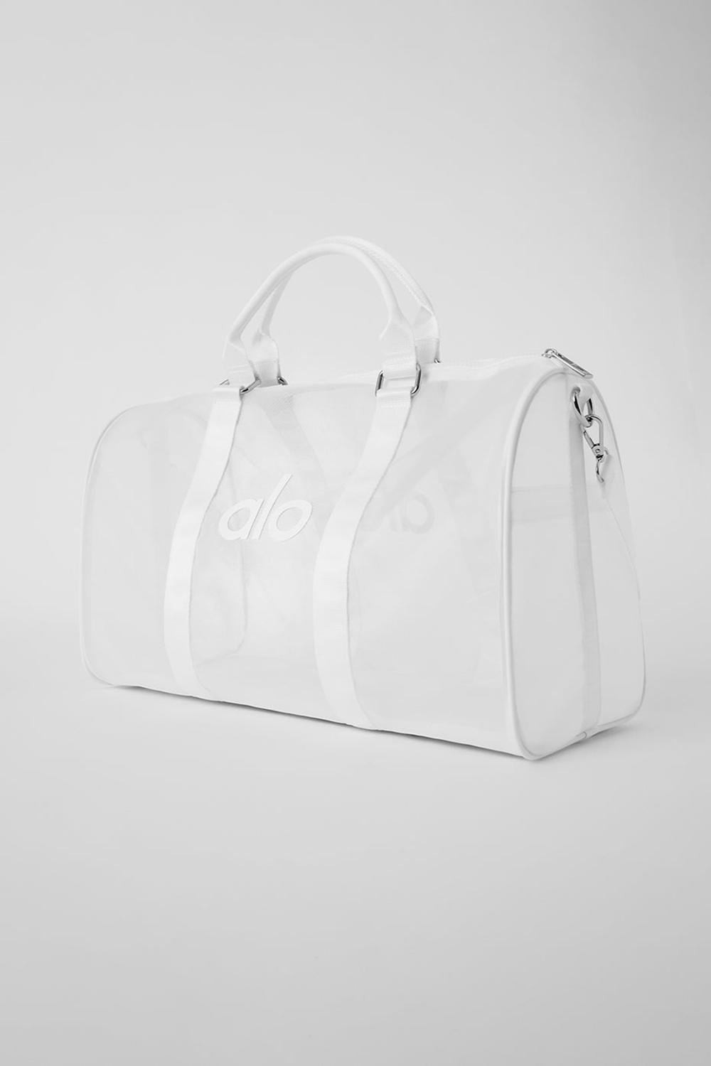 Bolsa Duffle Alo Yoga Sheer Mujer Blancos | Mexico  YWF-926803