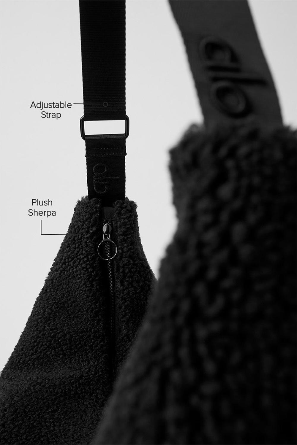 Bolso Bandolera Alo Yoga Sherpa Om The Go Mujer Negros | Mexico  OUK-016852