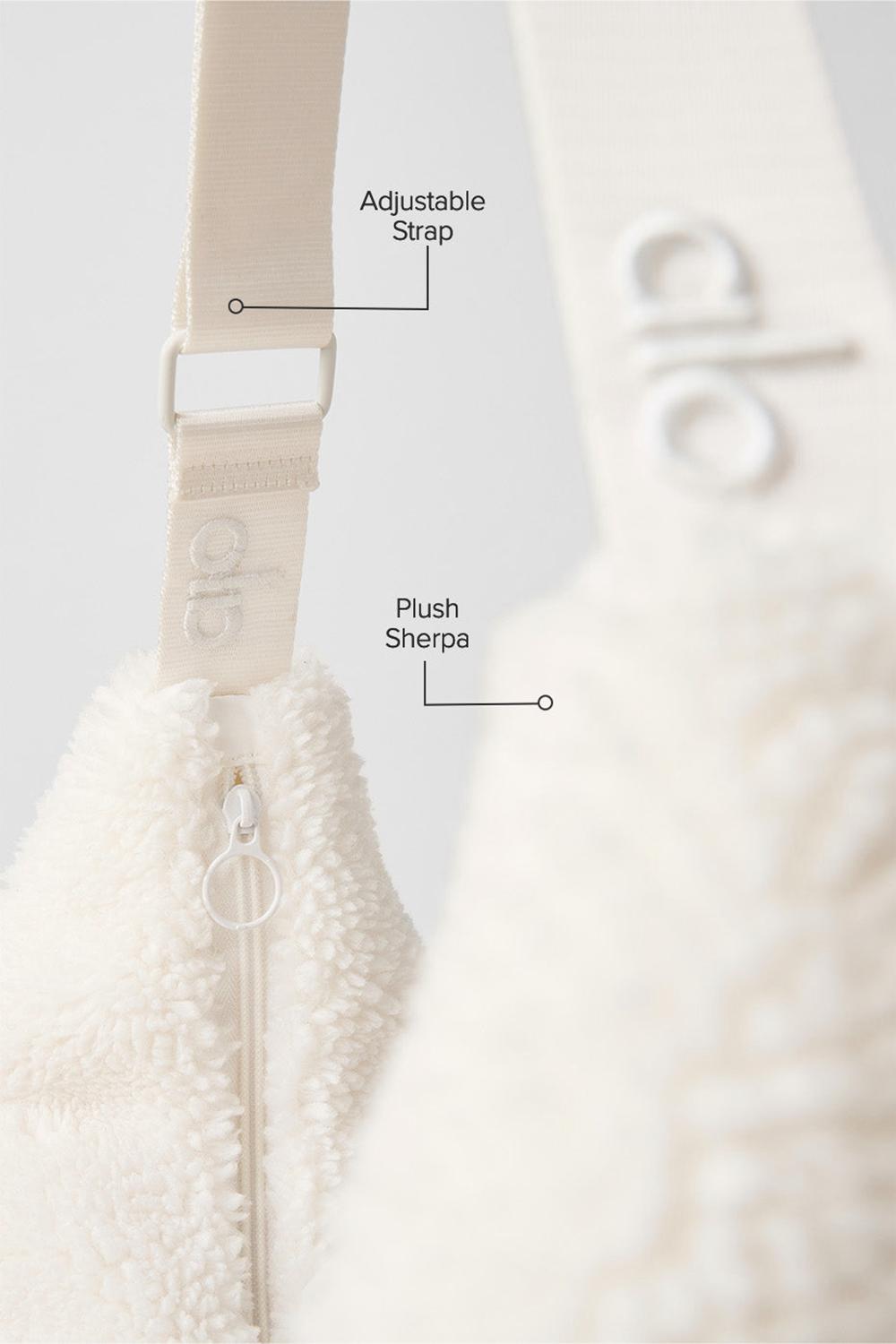 Bolso Bandolera Alo Yoga Sherpa Om The Go Mujer Ivory | Mexico  DIP-659801
