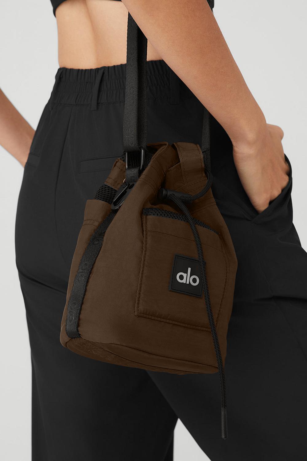 Bolso Saco Alo Yoga Cross Body Mujer Negros | Mexico  XGN-640827