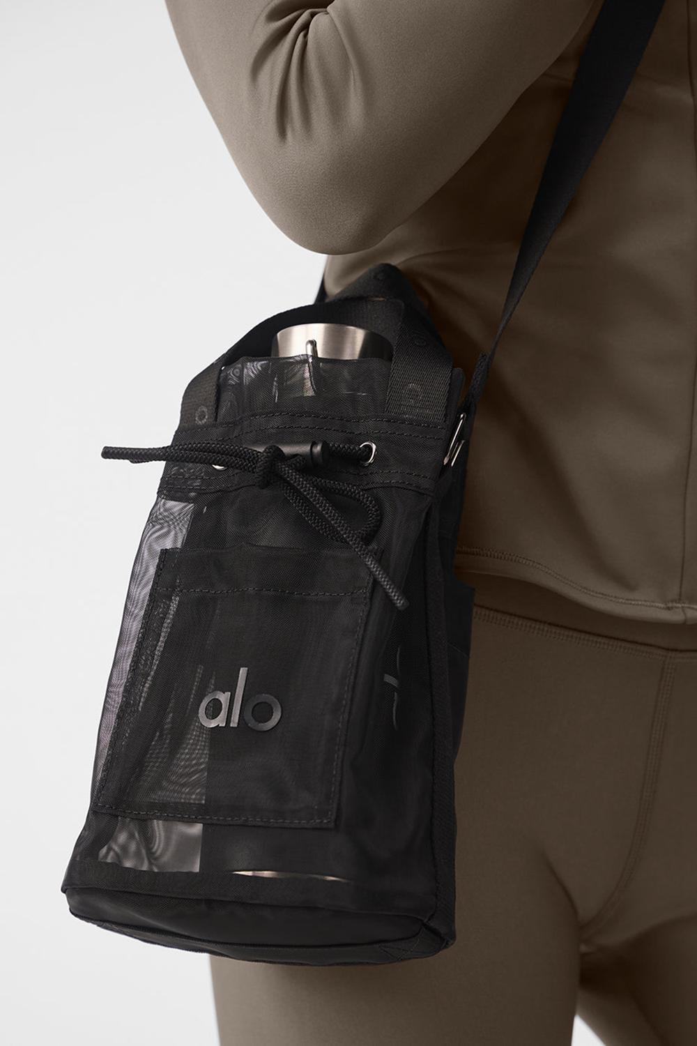 Bolso Saco Alo Yoga Sheer Cross Body Mujer Negros | Mexico  JTD-874106