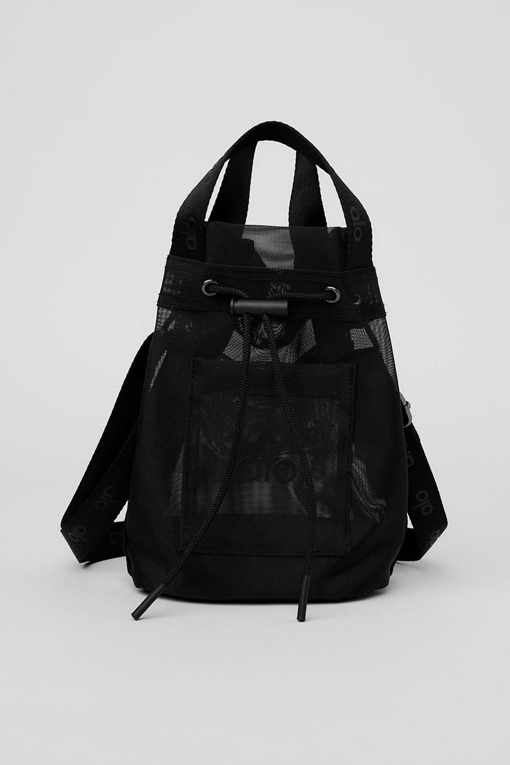 Bolso Saco Alo Yoga Sheer Cross Body Mujer Negros | Mexico  JTD-874106