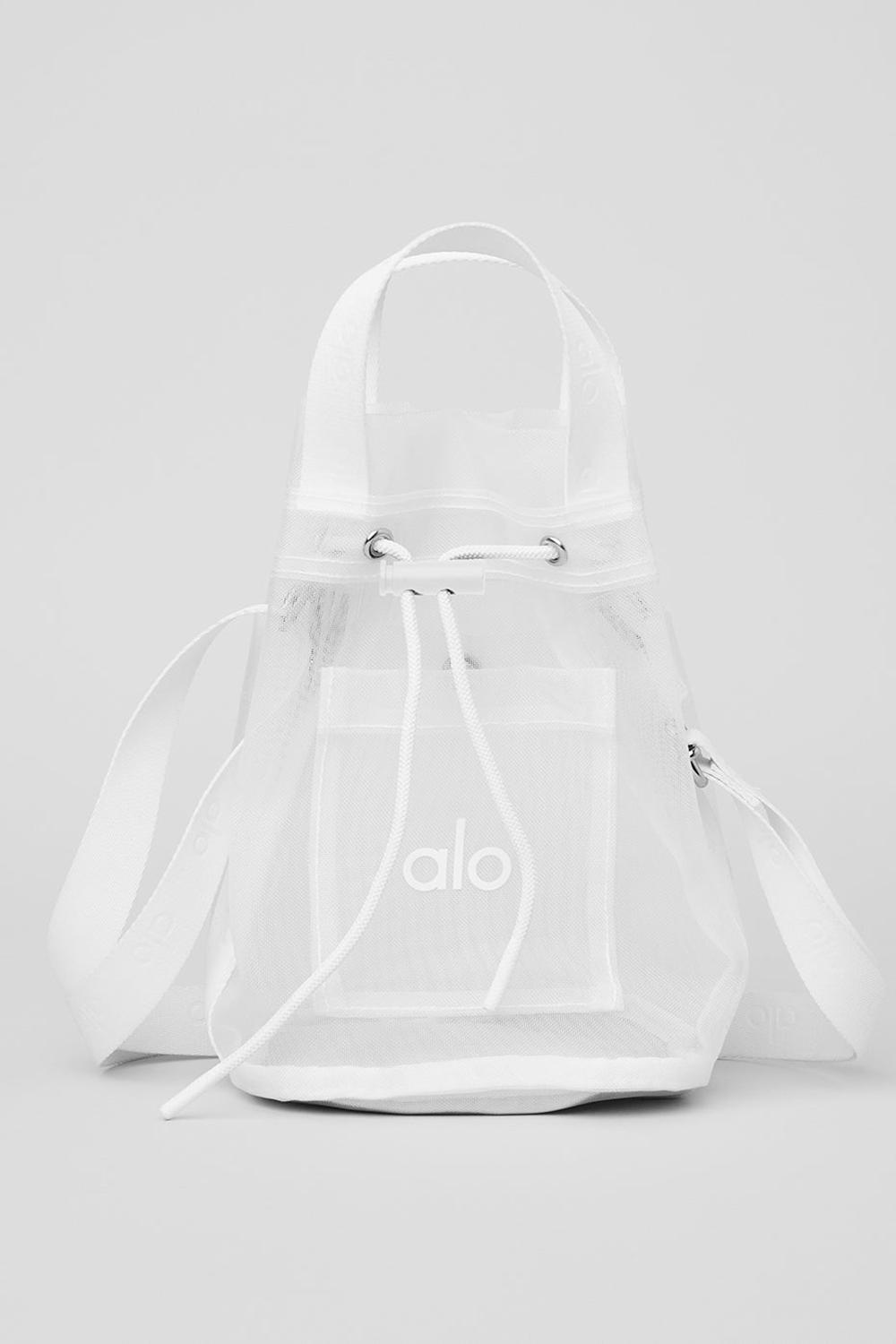 Bolso Saco Alo Yoga Sheer Cross Body Mujer Blancos | Mexico  JCA-162097