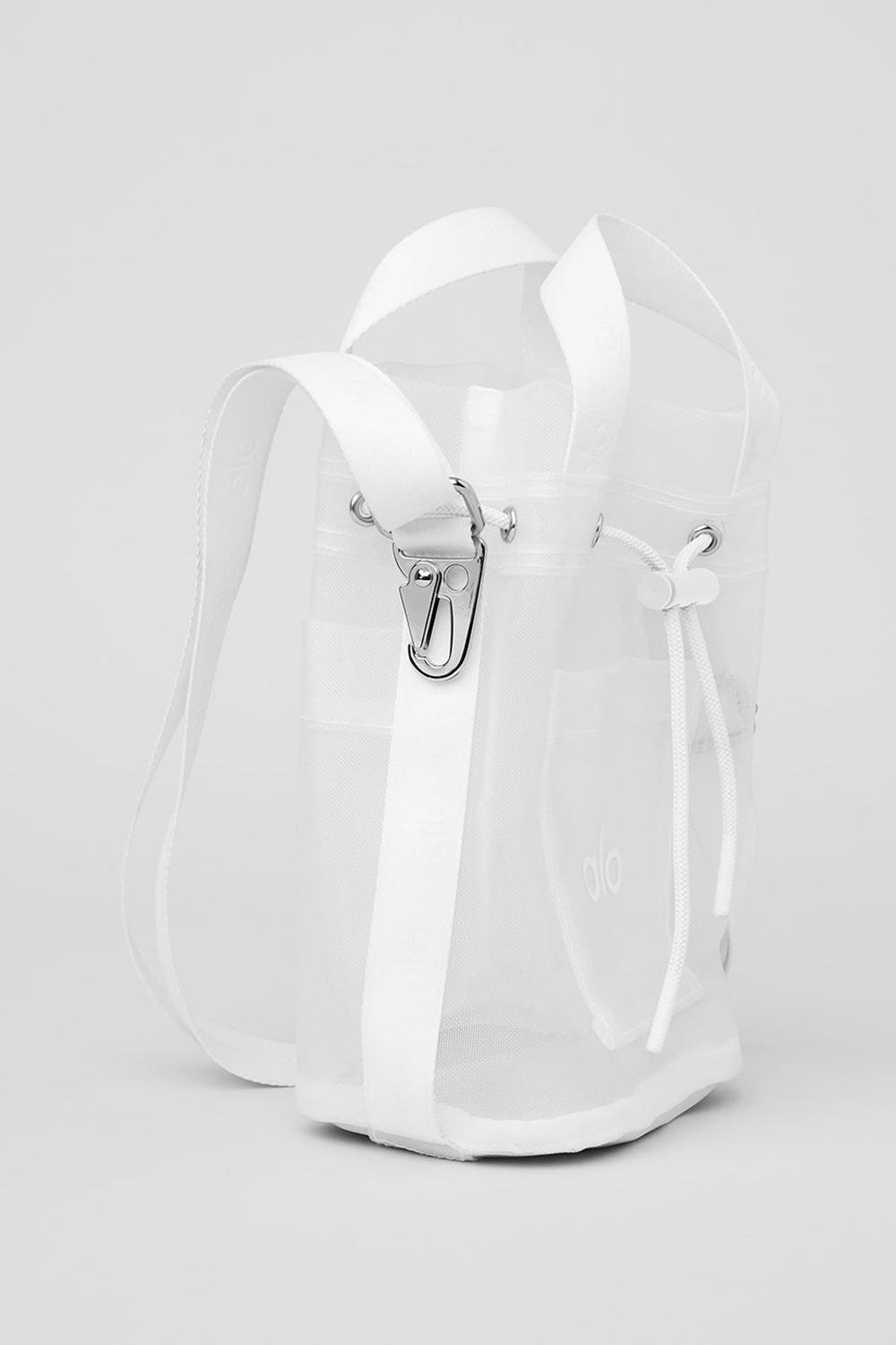 Bolso Saco Alo Yoga Sheer Cross Body Mujer Blancos | Mexico  JCA-162097