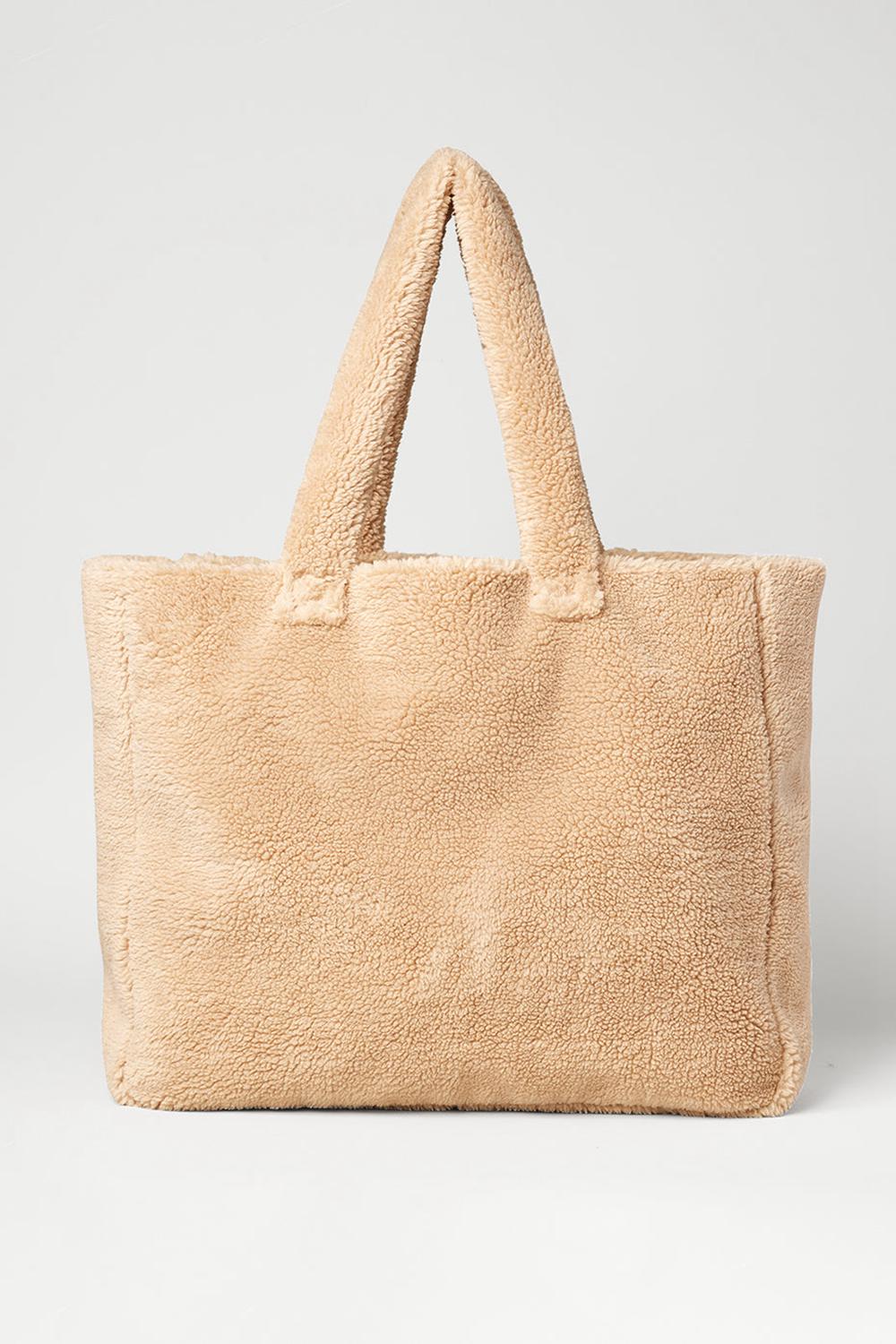 Bolso Tote Alo Yoga Foxy Sherpa Mujer Camel | Mexico  HKL-364502