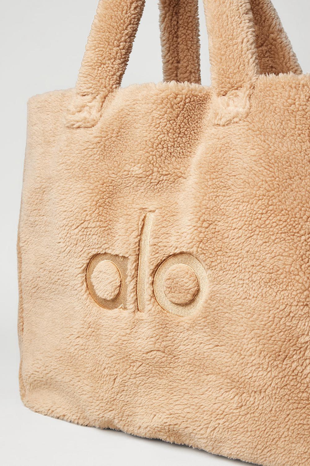 Bolso Tote Alo Yoga Foxy Sherpa Mujer Camel | Mexico  HKL-364502