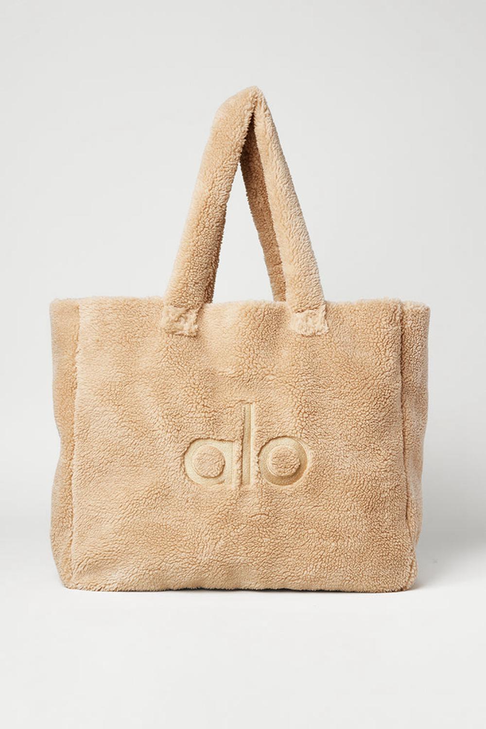 Bolso Tote Alo Yoga Foxy Sherpa Mujer Camel | Mexico  HKL-364502
