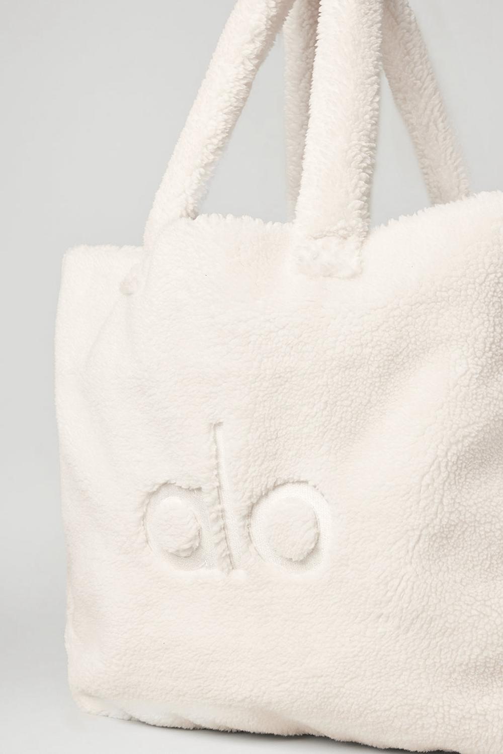 Bolso Tote Alo Yoga Foxy Sherpa Mujer Ivory | Mexico  LJE-584310