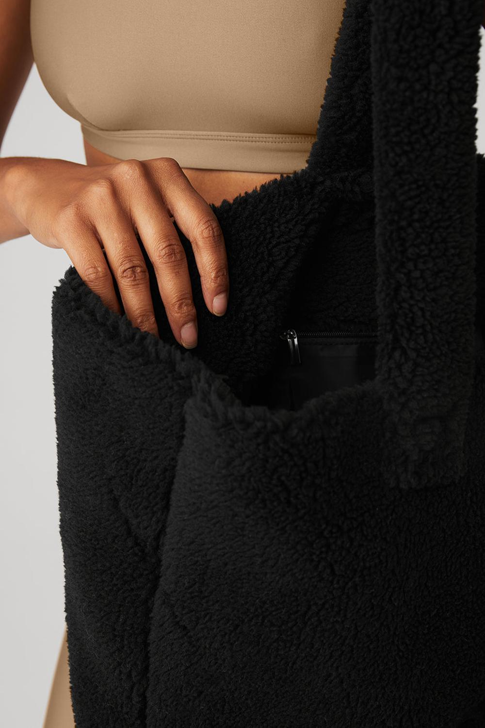Bolso Tote Alo Yoga Foxy Sherpa Mujer Negros | Mexico  JOS-517836