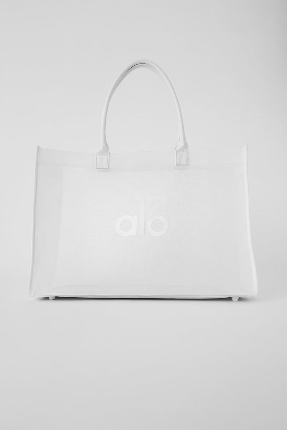 Bolso Tote Alo Yoga Sheer Mujer Blancos | Mexico  AMN-691853
