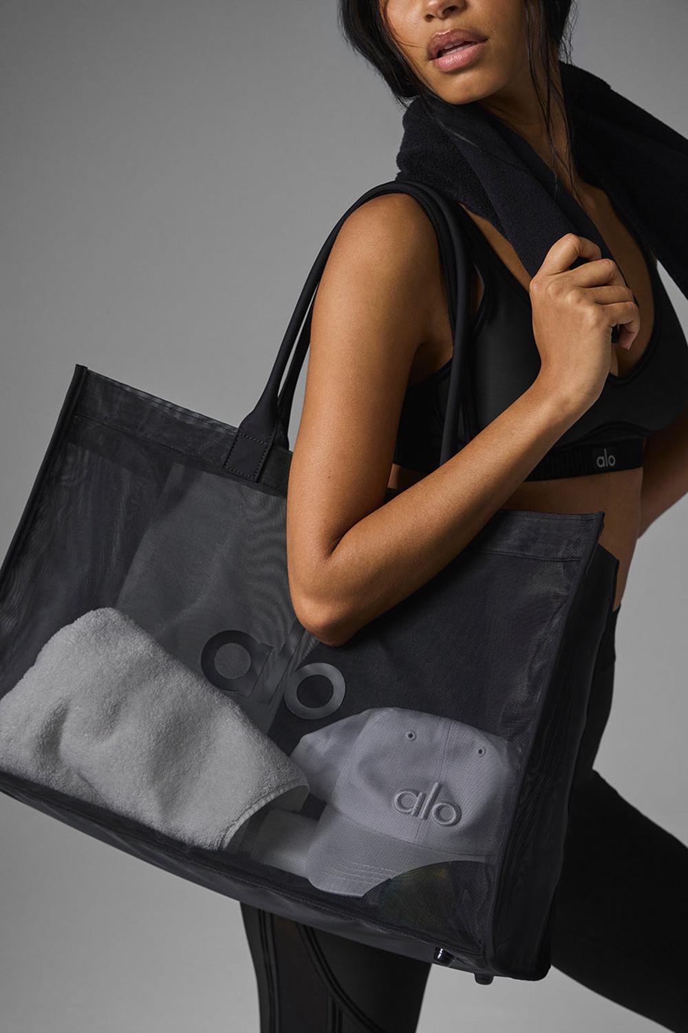 Bolso Tote Alo Yoga Sheer Mujer Negros | Mexico  QLT-167425