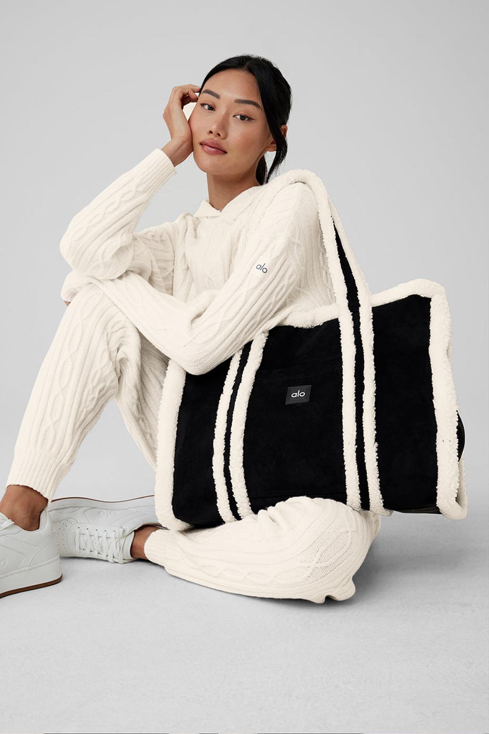 Bolso Tote Alo Yoga Winterfun Mujer Negros | Mexico  DLO-532791