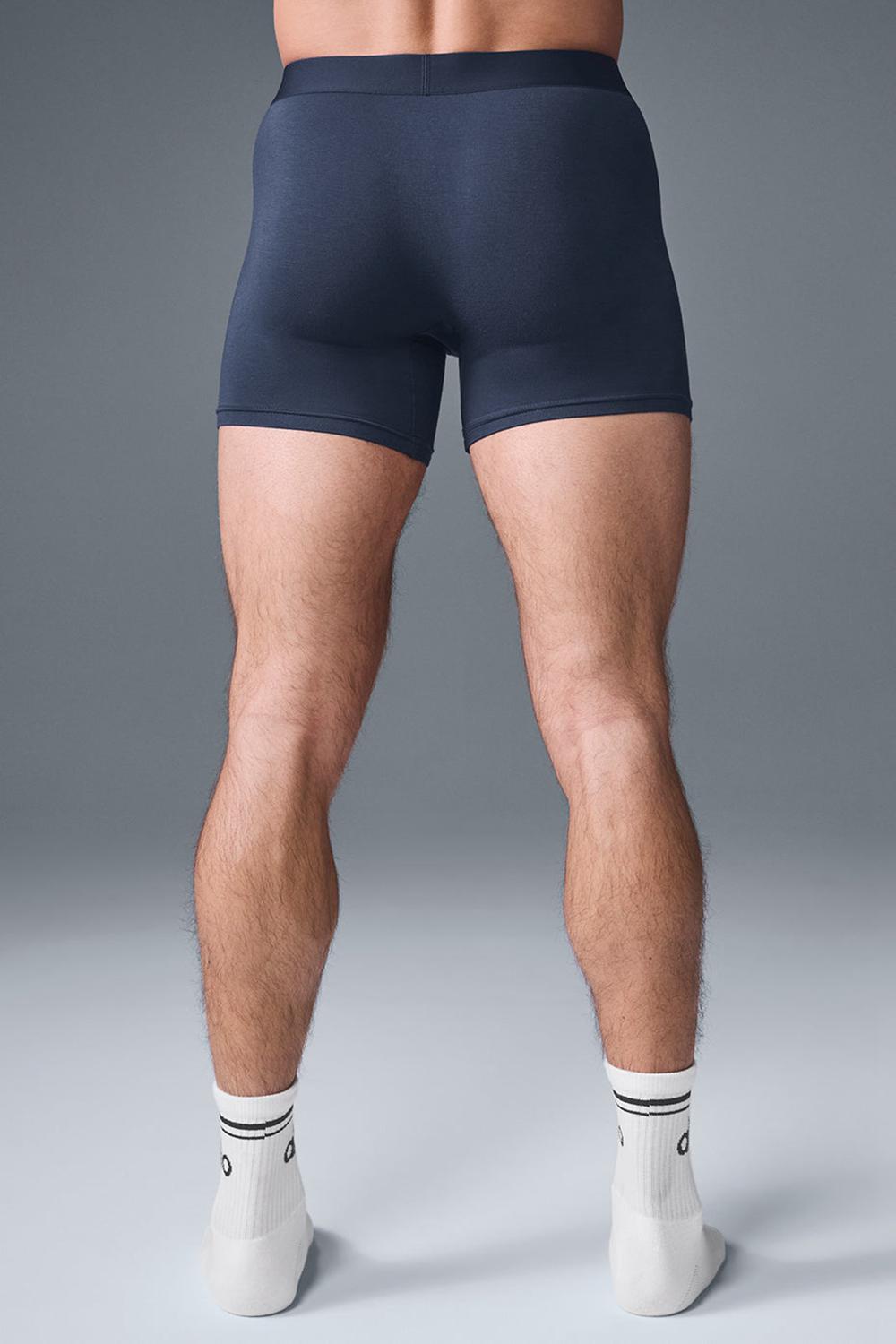 Boxer Alo Yoga Day and Night Hombre Azul Marino | Mexico  VLE-803647