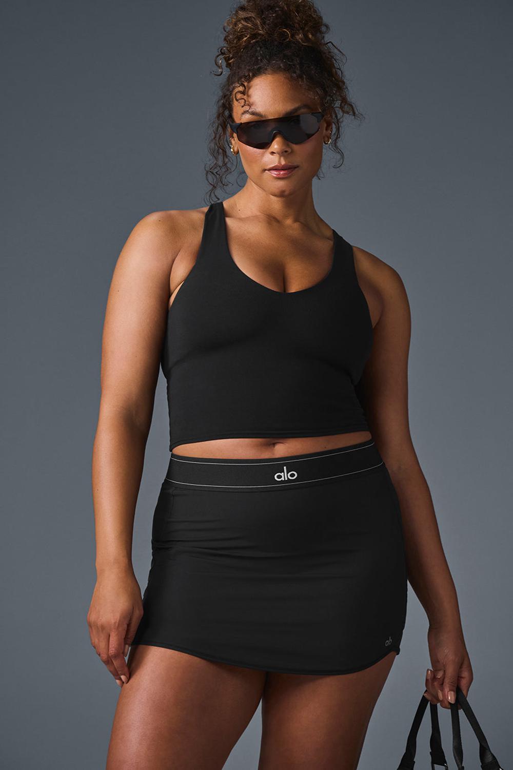 Bra Tank Alo Yoga Airbrush Real Mujer Negros | Mexico  AFX-357129