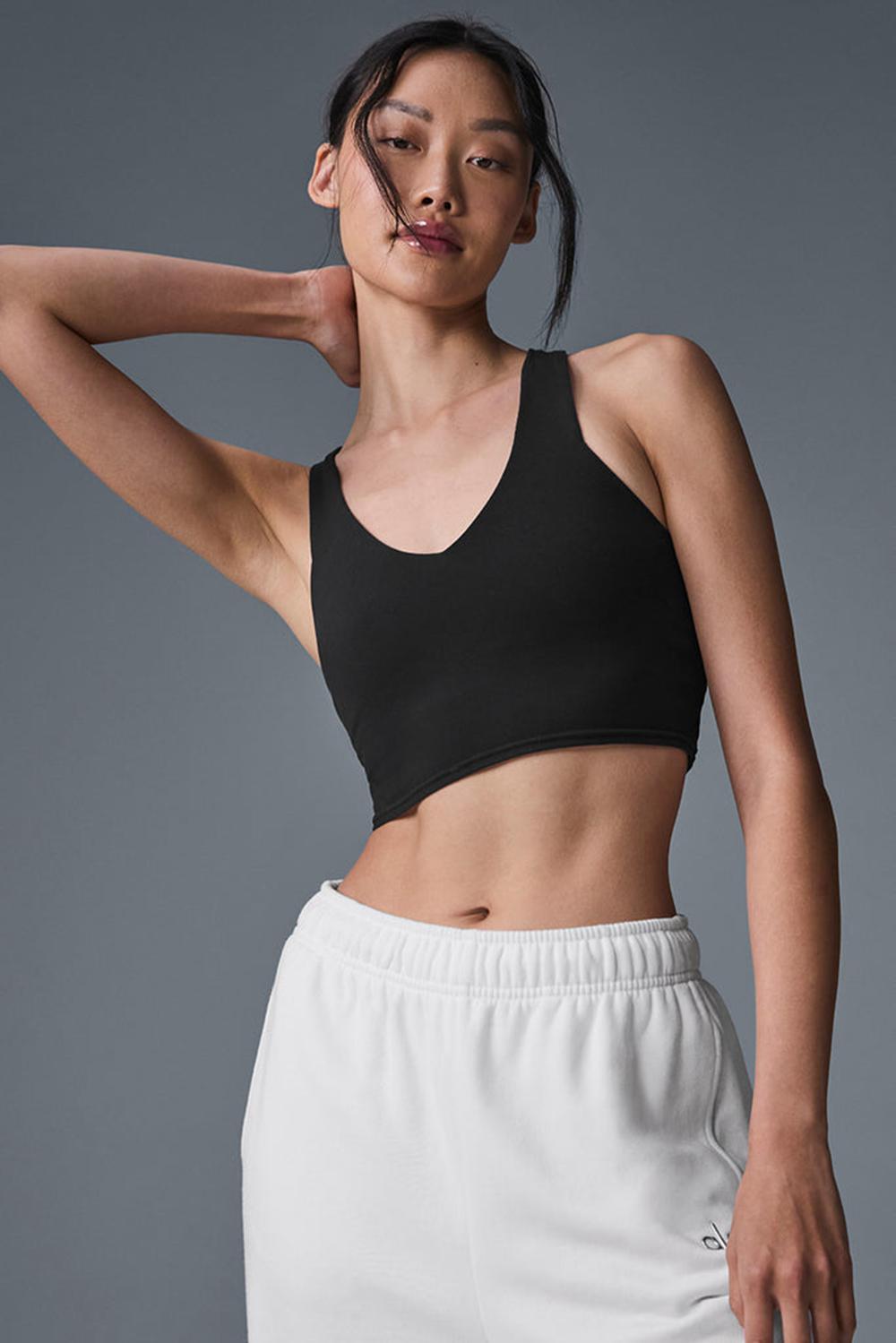 Bra Tank Alo Yoga Airbrush Real Mujer Negros | Mexico  AFX-357129