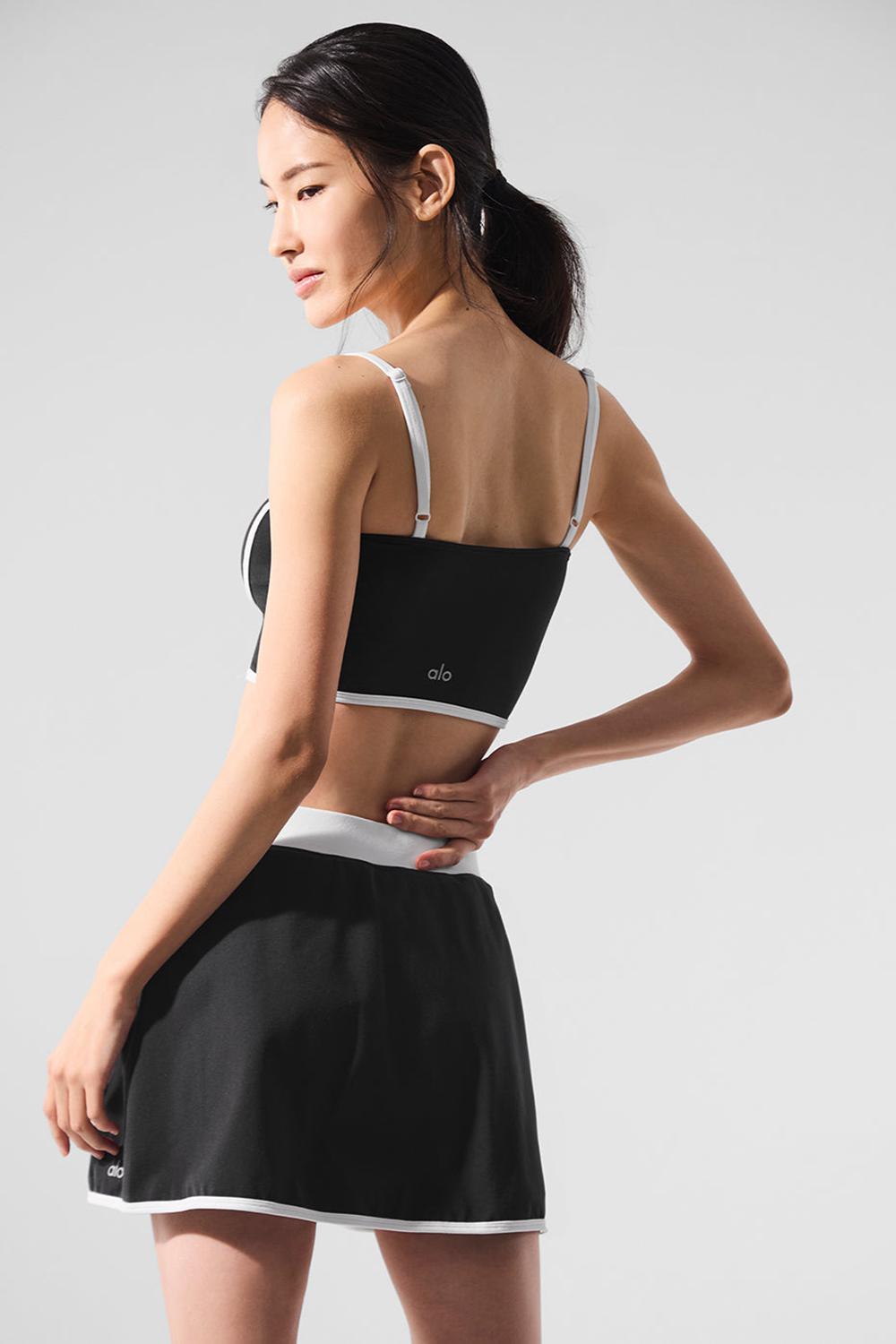 Bra Tank Alo Yoga Airbrush Streamlined Mujer Negros Blancos | Mexico  ACS-724815