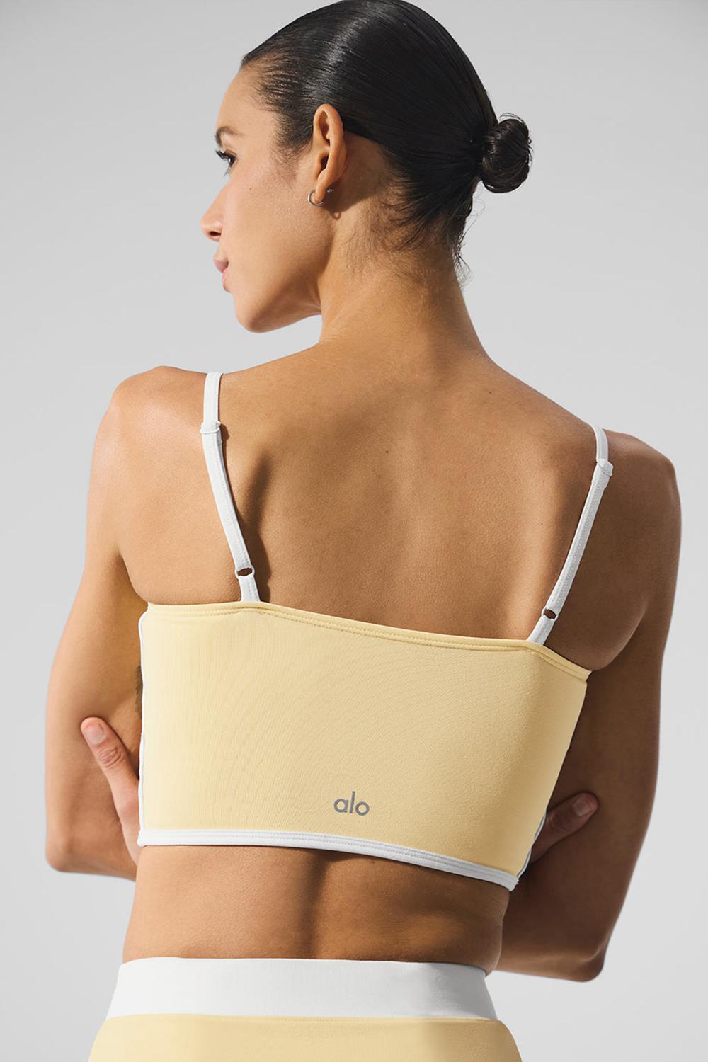Bra Tank Alo Yoga Airbrush Streamlined Mujer Blancos | Mexico  TCG-057641