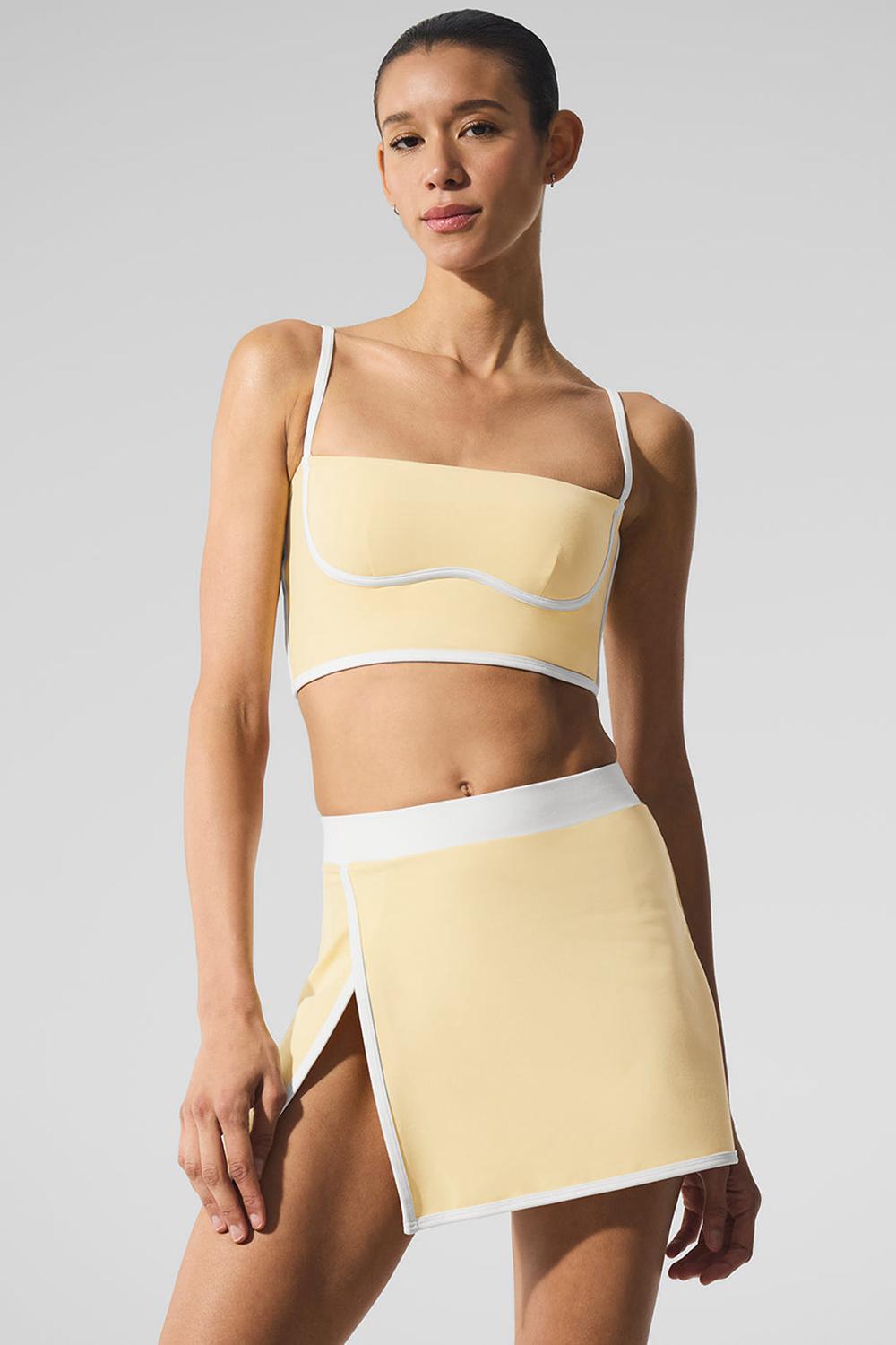 Bra Tank Alo Yoga Airbrush Streamlined Mujer Blancos | Mexico  TCG-057641