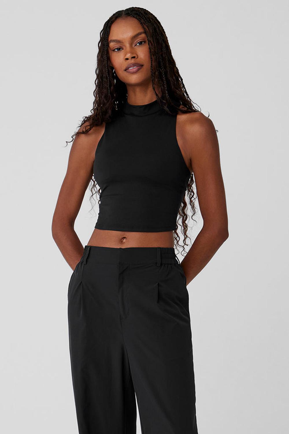 Bra Tank Alo Yoga Alosoft Top That Mujer Negros | Mexico  RUX-815623