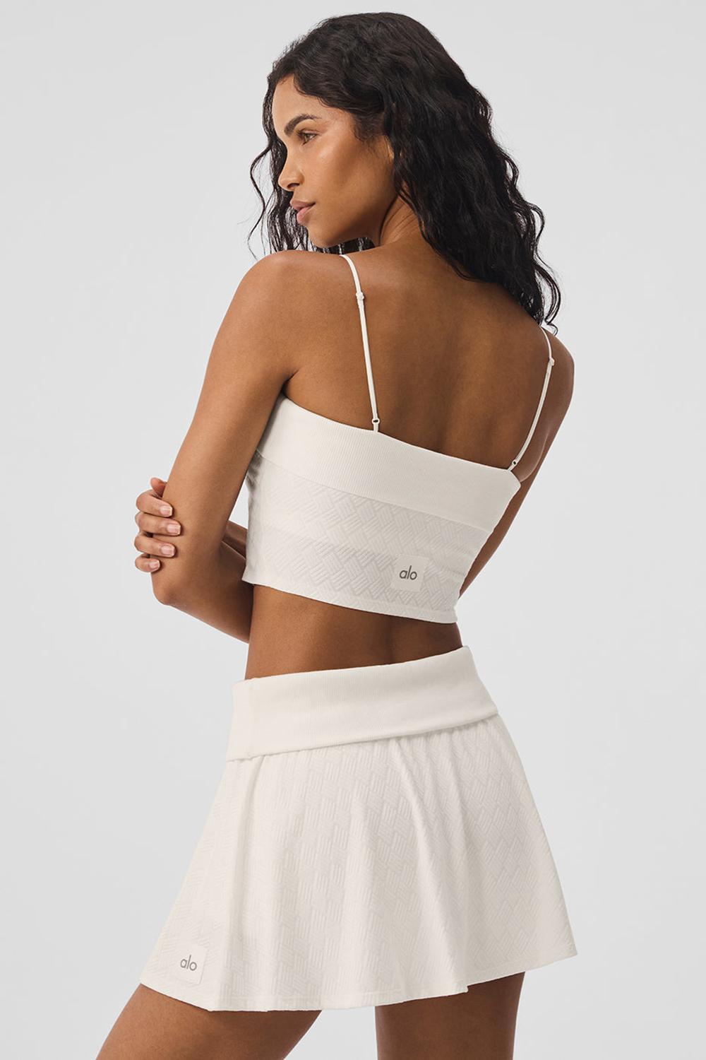 Bra Tank Alo Yoga Doubles Only Mujer Ivory | Mexico  UJM-045921