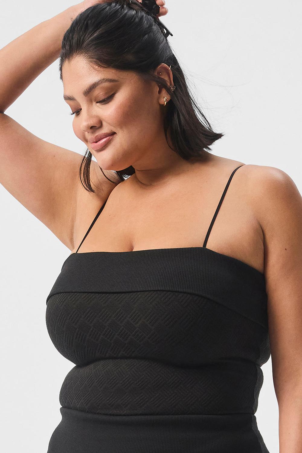 Bra Tank Alo Yoga Doubles Only Mujer Negros | Mexico  STW-531268