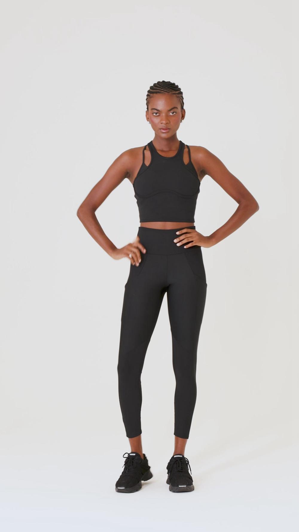 Bra Tank Alo Yoga Ribbed Airlift Enchanted Mujer Negros | Mexico  LFC-539024