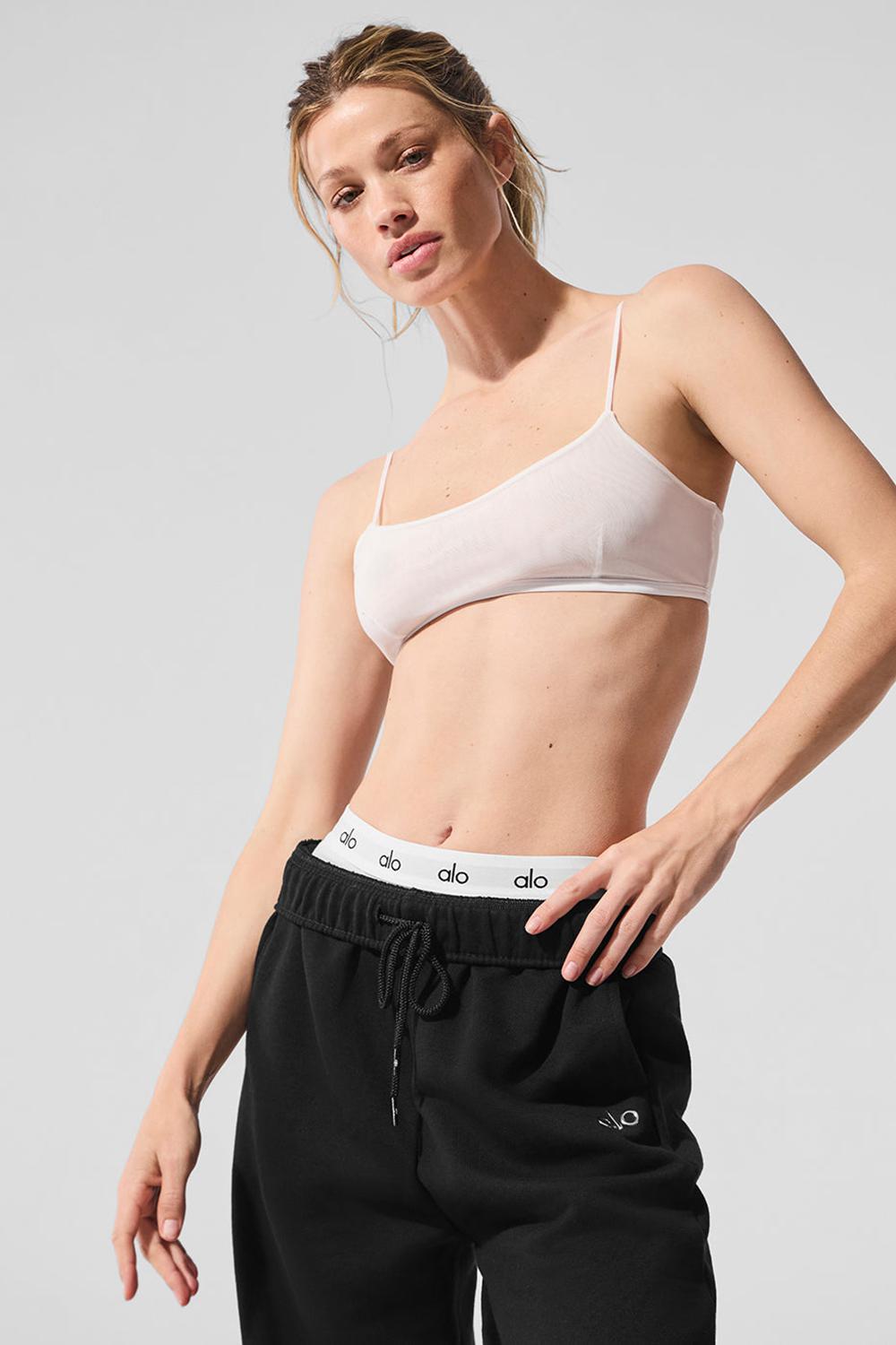 Bralettes Alo Yoga Airmesh Venuslette Mujer Blancos | Mexico  SYU-542196
