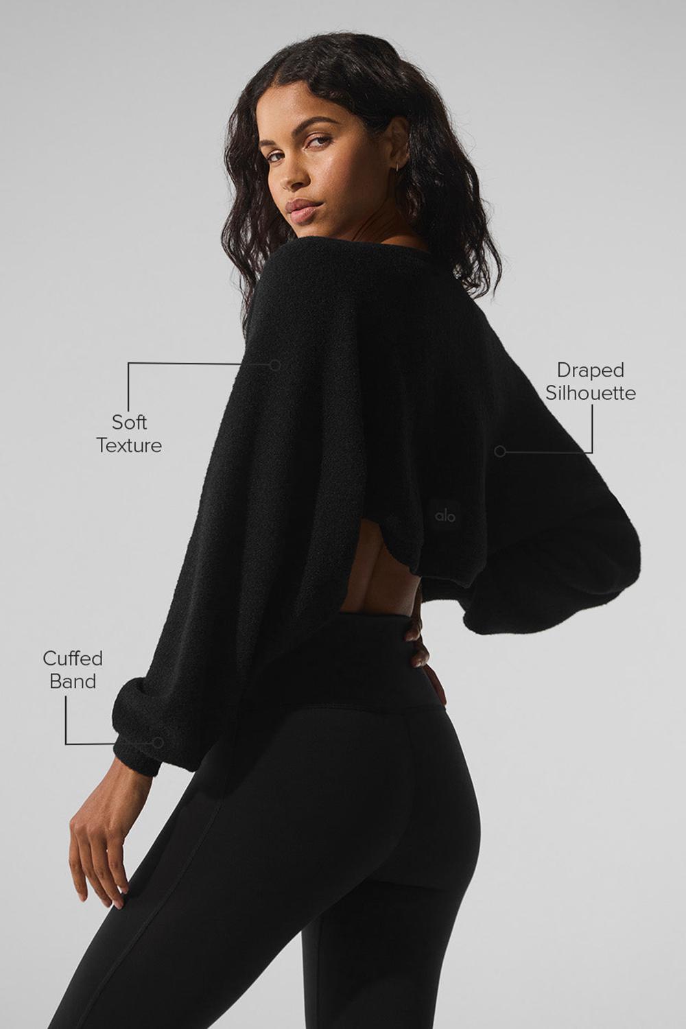 Bufanda Alo Yoga Snuggle Up Sweater Shawl Mujer Negros | Mexico  VYP-749825