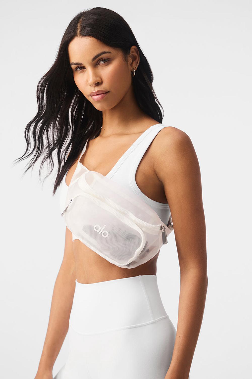 Bum Bags Alo Yoga Sheer Fanny Pack Mujer Blancos | Mexico  KWG-739185