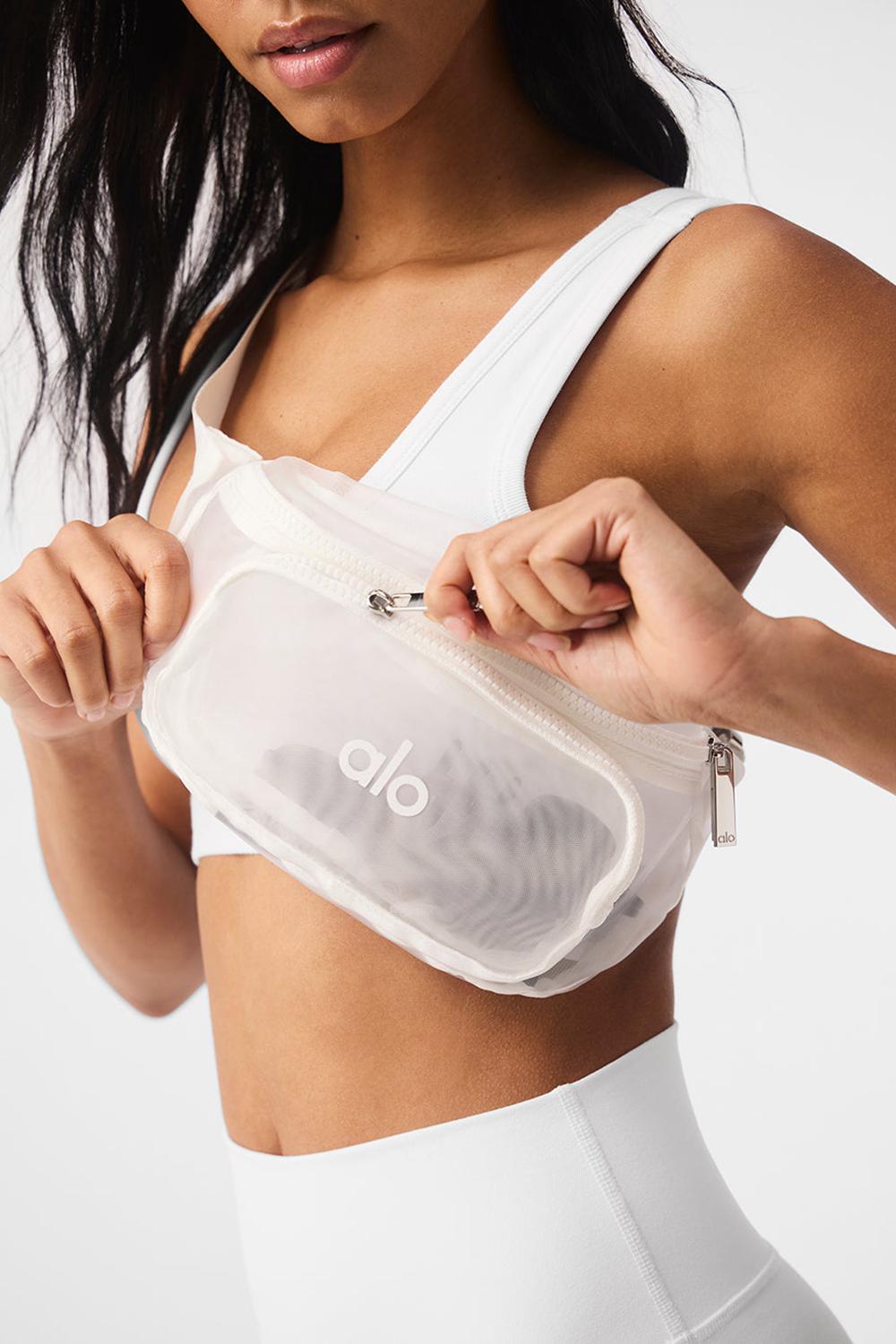 Bum Bags Alo Yoga Sheer Fanny Pack Mujer Blancos | Mexico  KWG-739185
