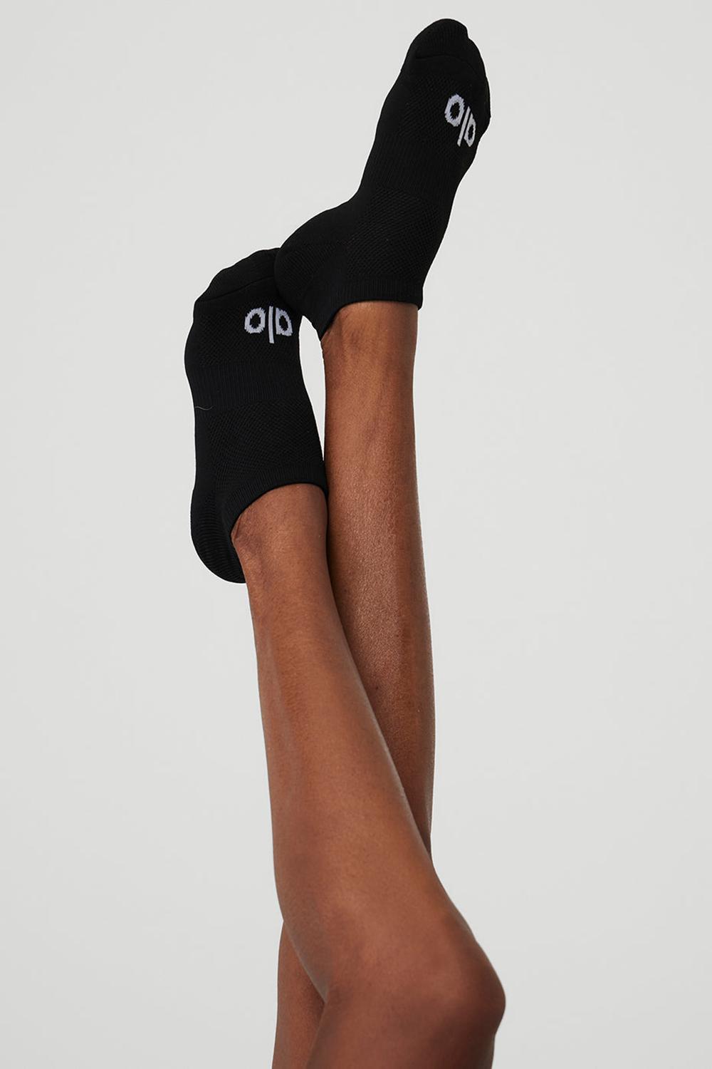 Calcetines Alo Yoga Everyday Mujer Negros Blancos | Mexico  ATH-076289
