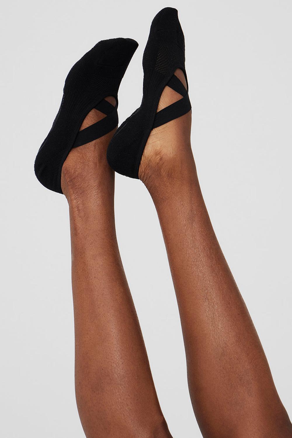 Calcetines Alo Yoga Pivot Barre Barres Mujer Negros | Mexico  OBY-415862